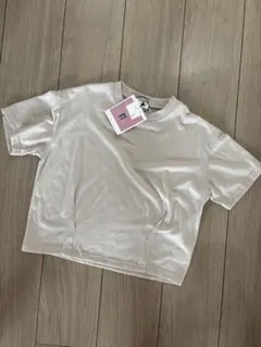 新品　キッズ　120 半袖　無印　Tシャツ　ベージュ