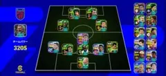 eFootball チームパワー3205 5-2-1-2