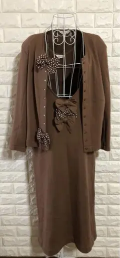 美品　インゲボルグ　ピンクハウス　ワンピース　カーディガン　アンサンブル　セット