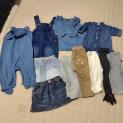 女の子　80cm　まとめ売り　スカート　ボトムス　ワンピース