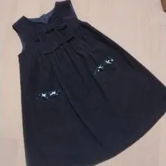 ３回位着用　タルティーヌエショコラ　120㎝　ワンピース　コーディロイ