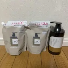 の*す様 ココネ クレイシャンプー　モイストボトル&詰め替え2個セット