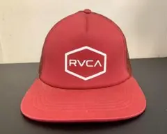 RVCA メッシュバックキャップ レッド