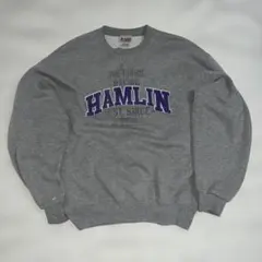 CHASE AUTHENTICS グレー カレッジ スウェット 古着