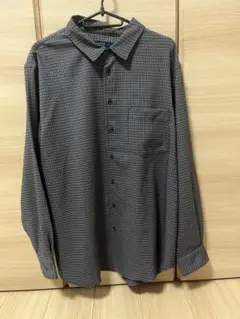 【即日発送】CPCM 長袖シャツ　グレー　チェック　千鳥柄