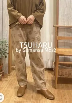 TSUHARU by Samansa Mos2 秋の実柄総刺繍パンツのサムネイル