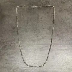 シルバー925 ネックレス ボールチェーン