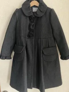【入学式にピッタリ】ROTHSCHILD ブラックウールコート