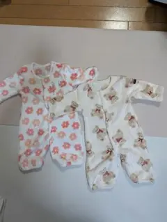 《50～60》ロンパース2点セット 女の子