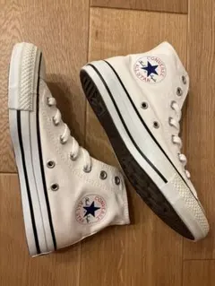【未使用】コンバース オールスター キャンバス　スニーカー　23.5cm 白
