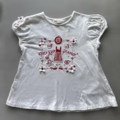 mezzo piano 花柄 Tシャツ 110