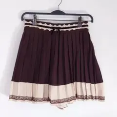 アクシーズファム　プリーツスカート風キュロット