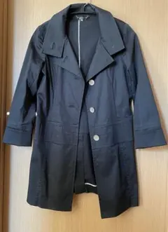 【イネド】トレンチコート　ネイビー　サイズ：7