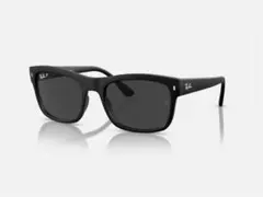 Rayban レイバン スクエアマットサングラス 偏光RB4428F ブラック