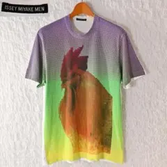 D3 イッセイミヤケ 鶏 半袖Tシャツ ISSEY MIYAKE MENのサムネイル
