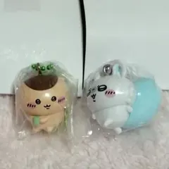 ちいかわマスコットつきビスケット　モモンガ・くりまんじゅう・2点セット