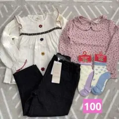 新品あり　女の子　トップス　ボトムス　靴下　おまとめ5点