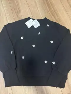 mezzo piano ブラック トレーナー M 150 新品　未使用