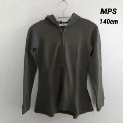 【限定価格】MPS カーキ ジップアップパーカー 140cm