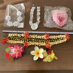 フラダンス ヘアアクセサリー 多色 花モチーフ