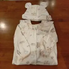 80 90 女の子　ジェラートピケ　gelato　pique　帽子付き