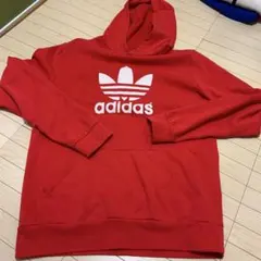 「レア」アディダス パーカー　赤