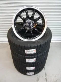 送料込☆グッドイヤーアイスナビ8☆155/65R14☆ブラックホイール 