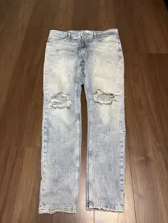 ZARA メンズ　ダメージデニムのサムネイル