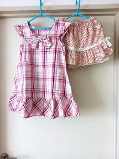 ★美品★ エニィファム ワンピ ＆スカッツ ２枚セット110 ★