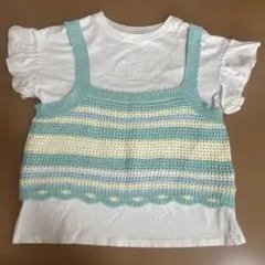 値下げ！ニット重ね着Tシャツ GUのサムネイル