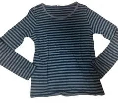 00s old uniqlo ボーダーロンTy2k citygirl レアカラー