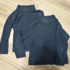 UNIQLO タートルネックフリース2着セット 120cm
