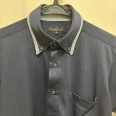 m.f.editorial 半袖シャツ ネイビー Mサイズのサムネイル