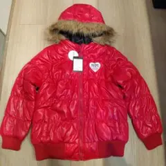 140 リバーシブルコート　ピンク　ブラック