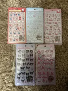 ボンボンドロップシール　サンリオ第一弾　クロミ　シナモロール　マイメロ　キティー