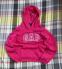 00s OLD GAP プルオーバー　パーカー　ピンク　短丈 y2k L