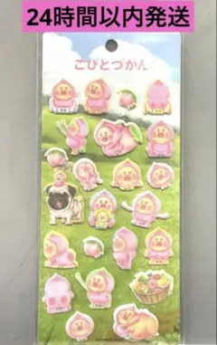 正規品 クーリア こびとづかんフロッキーシール♡かくれももじり