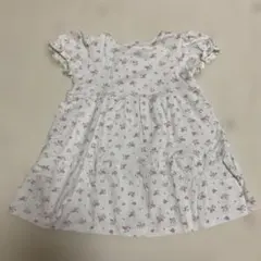 H&M 花柄 半袖ワンピース 1y6m〜2y