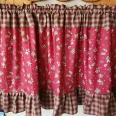 ♡カントリージンジャーブレッドクッキーカフェカーテン丈長目♡雑貨
