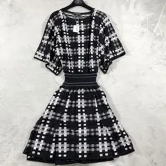 超お買い得【シャネル】ブルーグリーンマトラッセBIG ロゴ！ワンピ