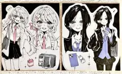 手描き アナログ イラスト オリジナル 色紙