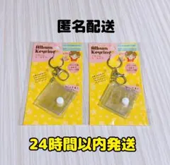 【2個セット】ミニアルバムキーホルダー　セリア　ミニシール帳　シール