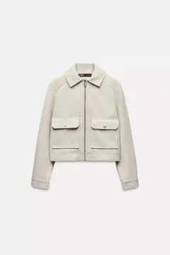 ZARAソフトジップアップジャケット