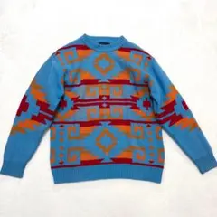 PENDLETON ネイティブ柄 ニット セーター S ウール
