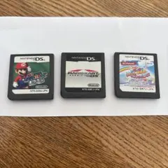 DSソフト3本セット マリオ64DS マリオカート 他 動作確認済