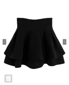 GRL グレイル フリージア インパン裏地付きフレアミニスカート[gm772]