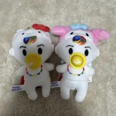 小田ちゃん ぬいぐるみキーホルダー キティ・マイメロ