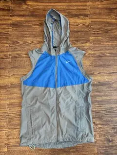 Nike フード付きベスト Mサイズ グレー/ブルー
