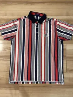 【23区】ゴルフ　ポロシャツ　ストライプ