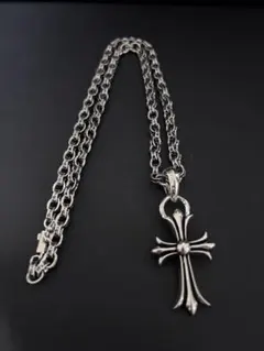 ネックレス ペーパーチェーン タイニー クロス シルバー925 刻印